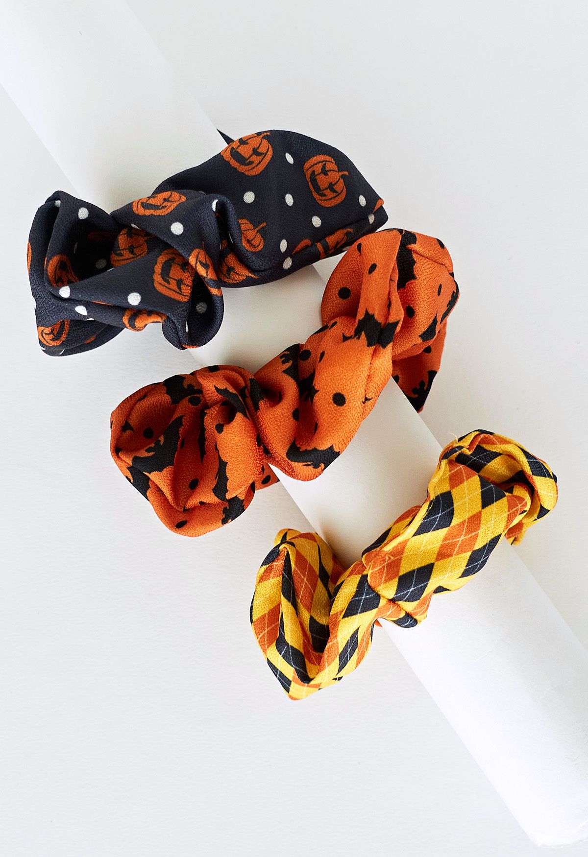 مجموعة Scrunchies لعوب الهالوين